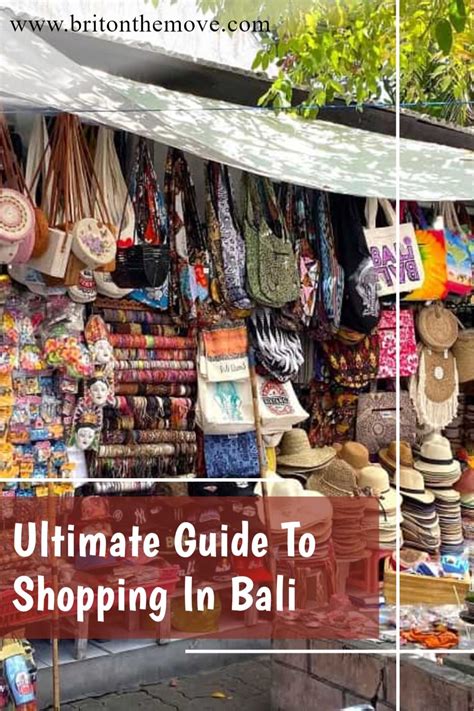 ultimate shopping in bali.